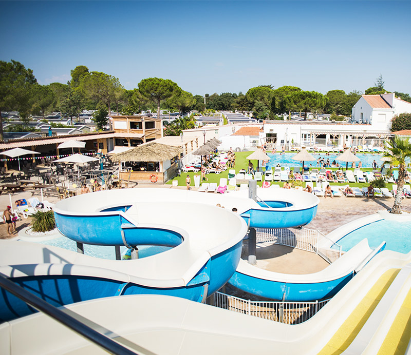 Parc aquatique du camping Argelès Vacances